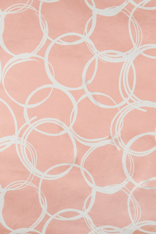 Halka Desenli Twill Ipek V9 Eşarp 0091