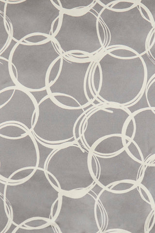 Halka Desenli Twill Ipek V12 Eşarp 0091
