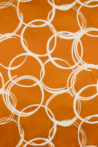 Halka Desenli Twill Ipek V13 Eşarp 0091