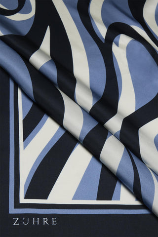 Dalga Desenli Ipek/saten