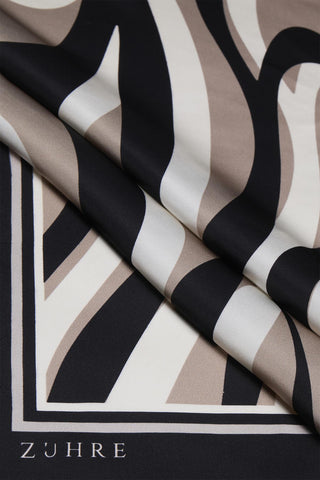 Dalga Desenli Ipek/saten