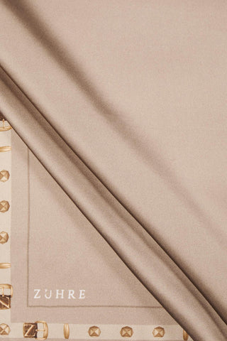 Kenar Detaylı Twill Ipek V-14