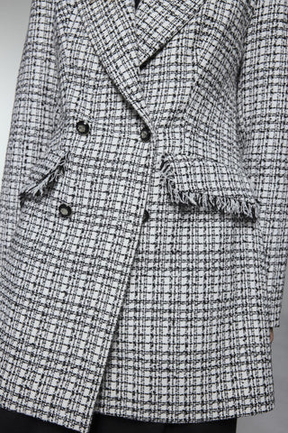 Kruvaze Yaka Düğmeli