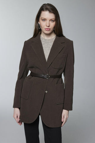 Kruvaze Yaka Kemer Detaylı