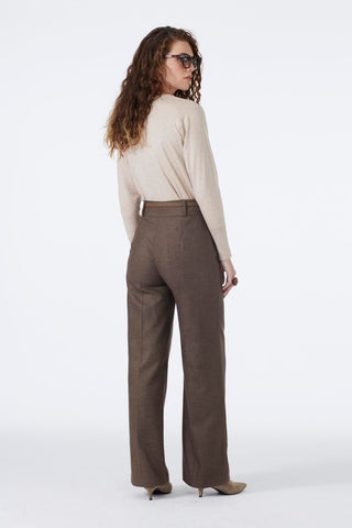 Mink Trousers with Belt Detail 0210