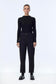 Black Trousers with Slit Detail 0240