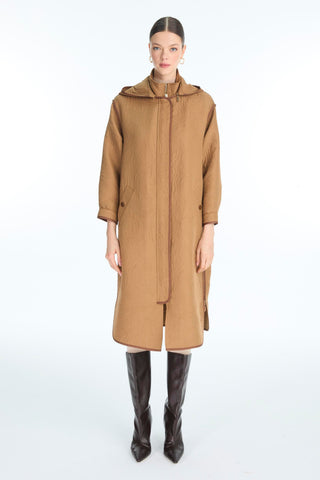 Hooded Zip-Up Quick-Go Camel Quick-Go 0311