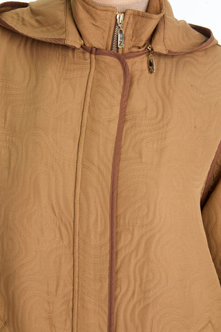 Hooded Zip-Up Quick-Go Camel Quick-Go 0311