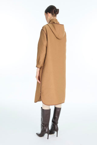 Hooded Zip-Up Quick-Go Camel Quick-Go 0311