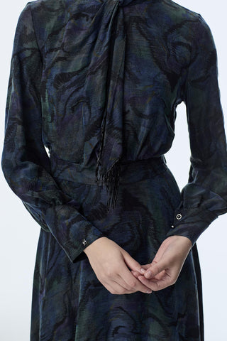 Yaka Detaylı Ipek Cupra