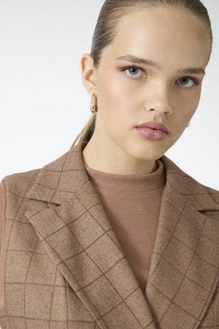 Ekose Desenli Üçlü Kombin