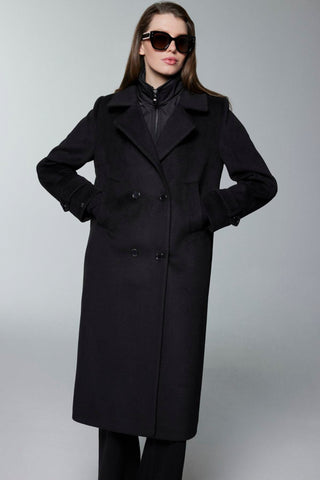 Kruvaze Yaka Kapitone Detaylı