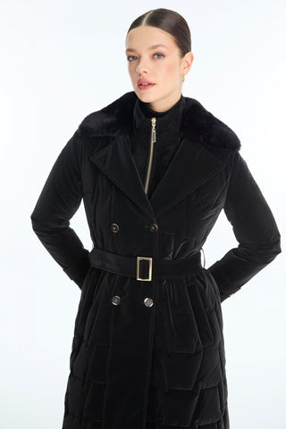 Kürk Yaka Kemer Detaylı