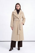 Sash Belt Fur Camel Coat 13894