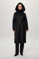 Kapüşonlu Kemer Detaylı Kapitone Mont Siyah Zühre 13973