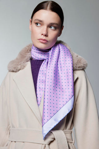 Kürk Yaka Detaylı Kuşaklı Bej Kaban 14086