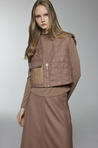 Desenli Cep Detaylı Üçlü Kombin