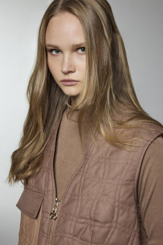 Desenli Cep Detaylı Üçlü Kombin