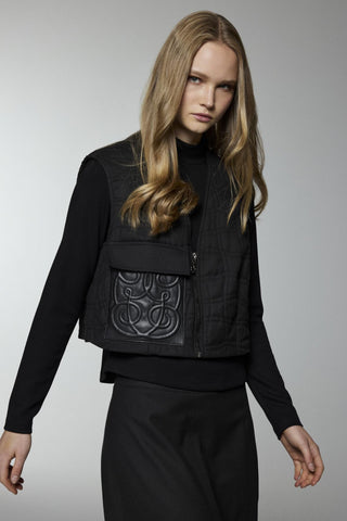 Desenli Cep Detaylı Üçlü Kombin