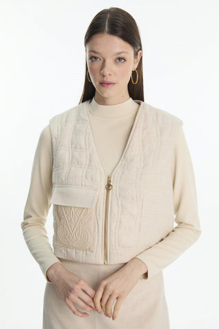 Desenli Cep Detaylı Üçlü Kombin