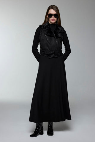 Peluş Detaylı Elbise Yelek