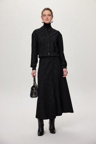 Jakar Desenli Ceket Etek Ikili