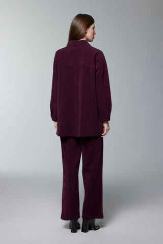 Dokulu Cep Ve Fermuar Detaylı Ikili Takım