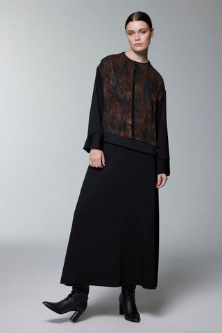 Desenli Şerit Detaylı Ikili