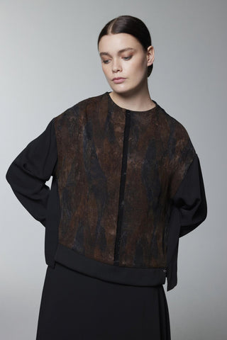 Desenli Şerit Detaylı Ikili