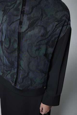 Desenli Şerit Detaylı Ikili