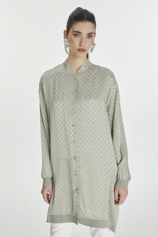 Jakarlı Hakim Yaka Çağla Ceket 0134