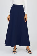 A-line Navy Skirt 0162