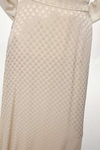 Monogram Patterned Stone Skirt 0174