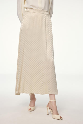 Monogram Patterned Stone Skirt 0174