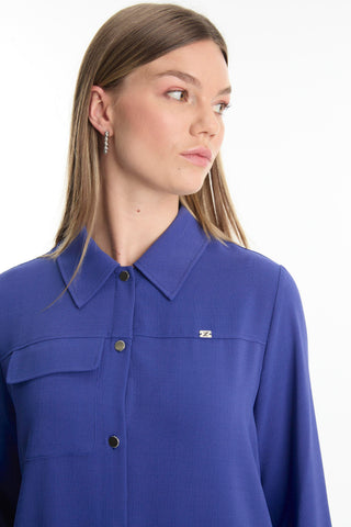 Pocket Detail Belted Ready-to-Wear Violet Ready-to-Wear 0247