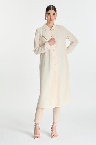 Shirt Collar Button Closure Ready to Wear 0280