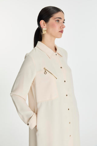 Shirt Collar Button Closure Ready to Wear 0280