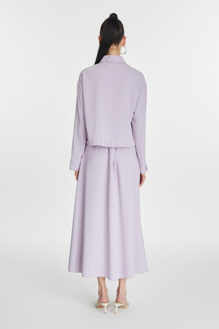 Dantel Detaylı Ikili Lavanta Takım 1266