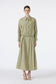 Stone Embellished Two-Piece Green Set 1469