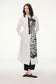 Hakim Yaka Desenli Uzun Ekru Tunik 1584