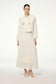 Accessory Detailed Two-Piece Ecru Set 1633