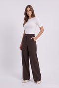 P-0287 SOLEN PANTOLON SML Kahve Pantolon 0287