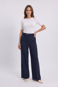P-0287 SOLEN PANTOLON SML Lacivert Pantolon 0287