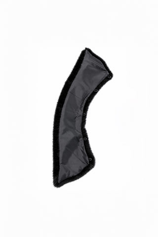 Kürk Yakalı Kemerli Kruvaze
