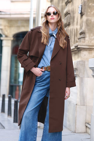 Çift Sıra Düğmeli Oversize