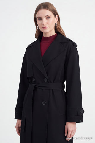 Çift Sıra Düğmeli Oversize
