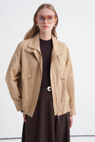 Oversize Dik Yaka Bomber