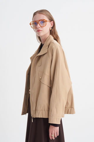 Oversize Dik Yaka Bomber