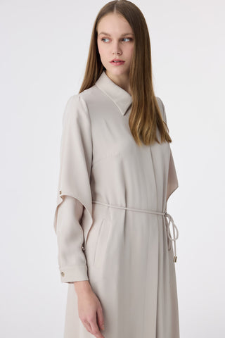 Belden Oturtmalı Minimal Zarif Bej Giy Çık 0001