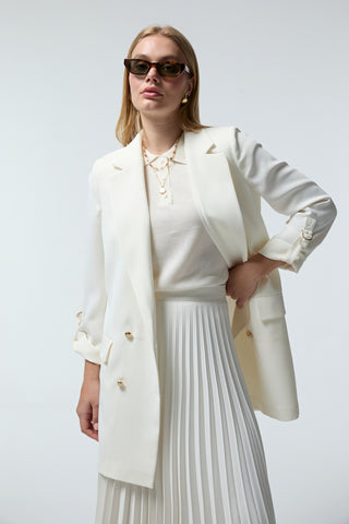 C-0002 TRAPHY CEKET 38-46 Ekru Ceket 0002